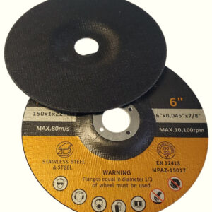 6″ x .045 x 7/8″ Depressed Center Cut-off Wheel