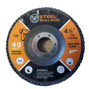 4-1/2″ x 7/8″ Zirconia Flap Disc – Each